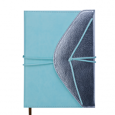 Ежедневник датированный 2019 Buromax Design BELLA, мятный с серебром, A5 - №1