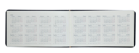 Еженедельник датированный 2019 Buromax Карманный SALERNO, серый, 9.5х17 см - №6
