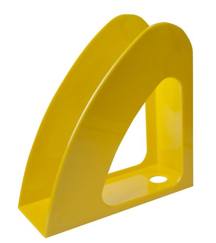 Лоток для бумаг вертикальный "Радуга", желтый - №1