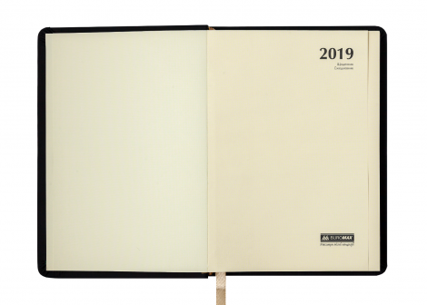 Ежедневник датированный 2020 Buromax Classic EPOS, темно-синий, А6 - №7