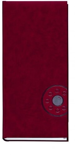 Алфавитная книга Полиграфист, бордо, 13.5х28.5 см - №1