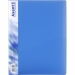 Папка с прижимом Axent A4, 700 мкм, прозрачная синяя - №1