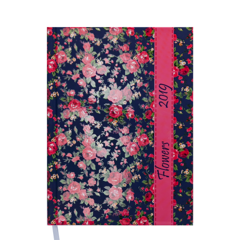 Ежедневник датированный 2019 Buromax Design PROVENCE, синий, А5 - №1