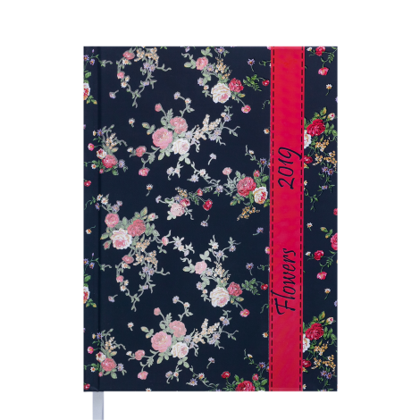 Ежедневник датированный 2019 Buromax Design PROVENCE, темно-синий, А5 - №1