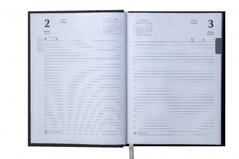 Ежедневник датированный 2019 Buromax Design PROVENCE, темно-синий, А5 - №12