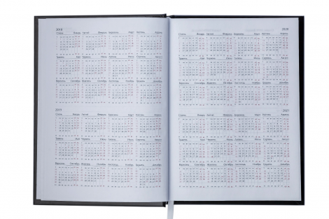 Ежедневник датированный 2019 Buromax Design PROVENCE, красный, А5 - №6