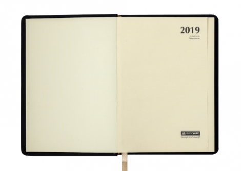Ежедневник датированный 2019 Buromax Design RELAX, серебро, А6 - №4