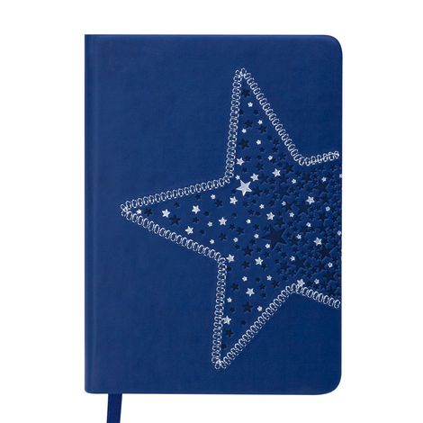 Ежедневник датированный 2019 Buromax Design STELLA, синий, A6 - №1