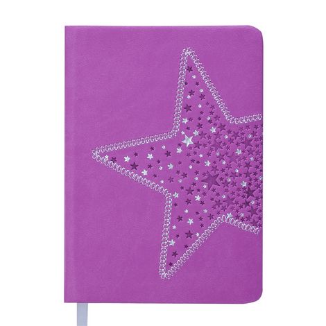 Ежедневник датированный 2019 Buromax Design STELLA, фиолетовый, A5 - №1
