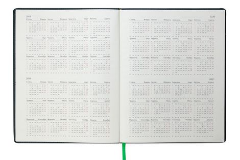 Ежедневник датированный 2020 Buromax Classic SALERNO, бордовый, А4 - №4