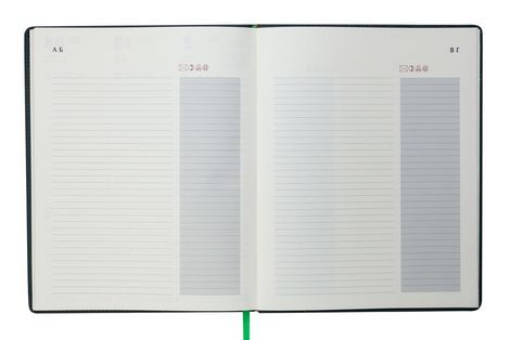 Ежедневник датированный 2020 Buromax Classic SALERNO, бордовый, А4 - №10