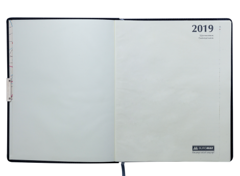 Еженедельник датированный 2019 Buromax Design DONNA, белый, A4 - №3