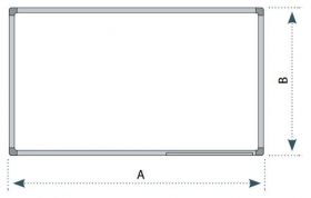 Дошка магнітно-маркерна 2х3 C-line 100x200 см