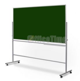 Дошка оборотно-мобільна для крейди UkrBoards 100x200