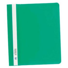 Швидкозшивач Buromax А5, PP, зелений