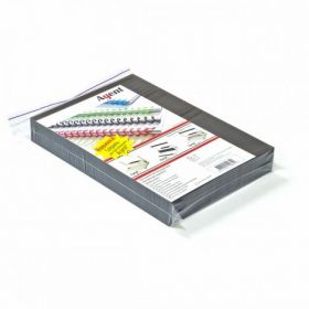 Обкладинки А4 пластикові прозорі Satin 400 мк, димчасті, 100 шт.