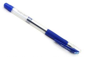 Ручка шариковая uni LAKUBO micro 0.5 мм, синяя
