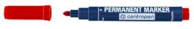 Маркер перманентний Dry Safe 8510, Centropen, червоний