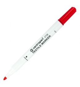 Маркер для текстилю 2739, Centropen, червоний