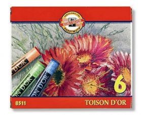 Пастельные мелки Toison D'or 8511, 6 цветов