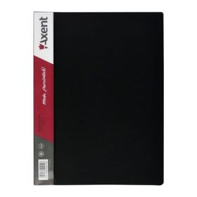 Папка з 20 файлами Axent А4, чорна