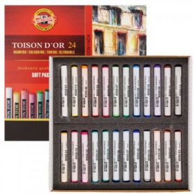 Пастельні крейди Toison d'or, 24 кольору