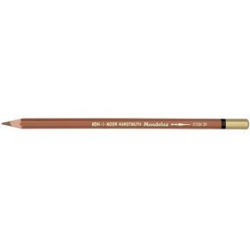 Олівець кольоровий акварельний Mondeluz, light brown/світло-коричневий (3720031002KS