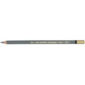 Олівець кольоровий акварельний Mondeluz, medium grey/середній сірий (3720071002KS