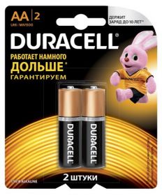 Батарейка DURACELL LR6 (AA), 2 шт.