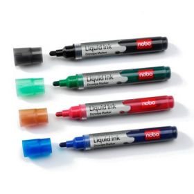 Набір маркерів для дошок NOBO Glide, 2-4, 4 шт., асорті