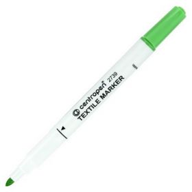 Маркер для текстилю 2739, Centropen, жовто-зелений