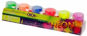 Гуаш ZiBi NEON, 6 кольорів, 20мл