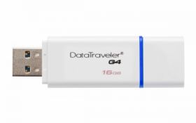 Флеш-память Kingston DataTraveler G4 (White), 16GB