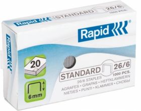 Скоби Rapid Standard 26/6, 1000 шт.