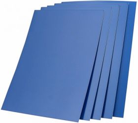 Обкладинки картонні А4 "глянець" Капітал 250г, сині, 100шт.