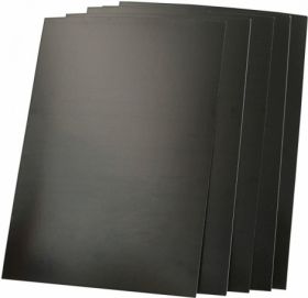 Обкладинки картонні А4 "глянець" Капітал 250г, чорні, 100шт.