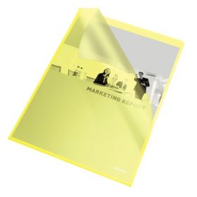 Папка-куточок Esselte Standard А4, 105 мкм, жовта
