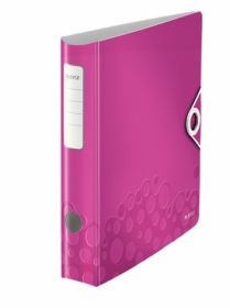 Папка-реєстратор Leitz Active WOW 180° А4, 65 мм, РР, рожевий