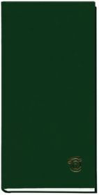 Алфавітна книга Поліграфіст, зелений, 10х19 см