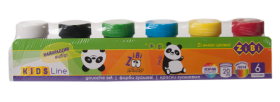 Гуаш Zibi KIDS Line, 6 кольорів, 20мл