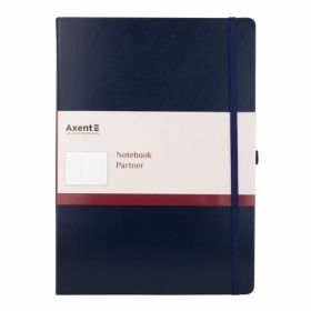 Книга записна Axent Partner, А4, клітинка, синя