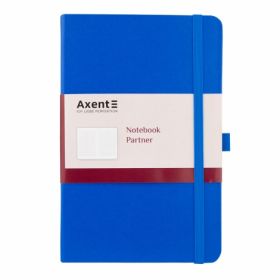 Книга записная Axent Partner, 12,5х19,5 см, клетка, голубая
