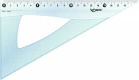 Косинець 90°х60°х30°/21 см Maped ESSENTIALS, прозорий