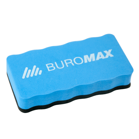 Губка магнитная для досок BUROMAX, синяя - №1