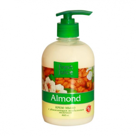 Крем-мыло жидкое FRESH JUICE Almond с увлажняющим миндальным молочком, 460 мл - №1