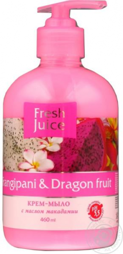 Крем-мыло жидкое FRESH JUICE Frangipani&Dragon fruit, 460 мл - №1