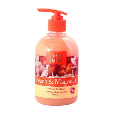 Крем-мыло жидкое FRESH JUICE Peach&Magnolia с глицерином, 460 мл - №1