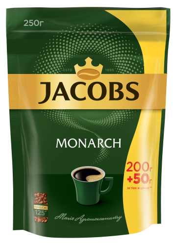 Кофе растворимый Jacobs Monarch 250 г - №1