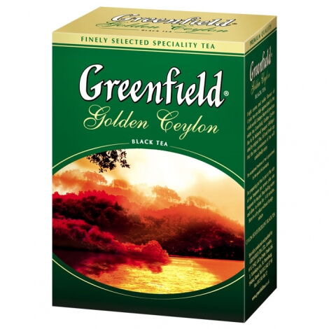 Чай черный листовой Greenfield GOLDEN CEYLON, 100 г - №1