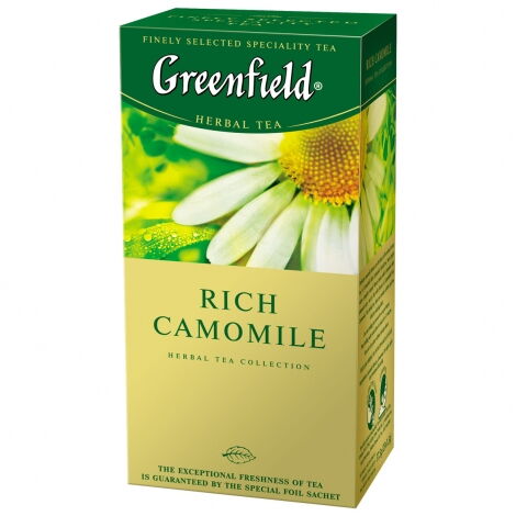Чай травяной в пакетиках Greenfield RICH CAMOMILE, 25 шт х 1.5 г - №1